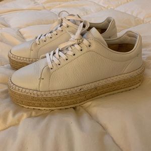 Rag&Bone Kent Leather Espadrille Platform Sneakers